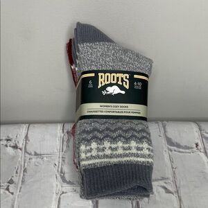 Roots Crew Cut Socks Pack of 6
